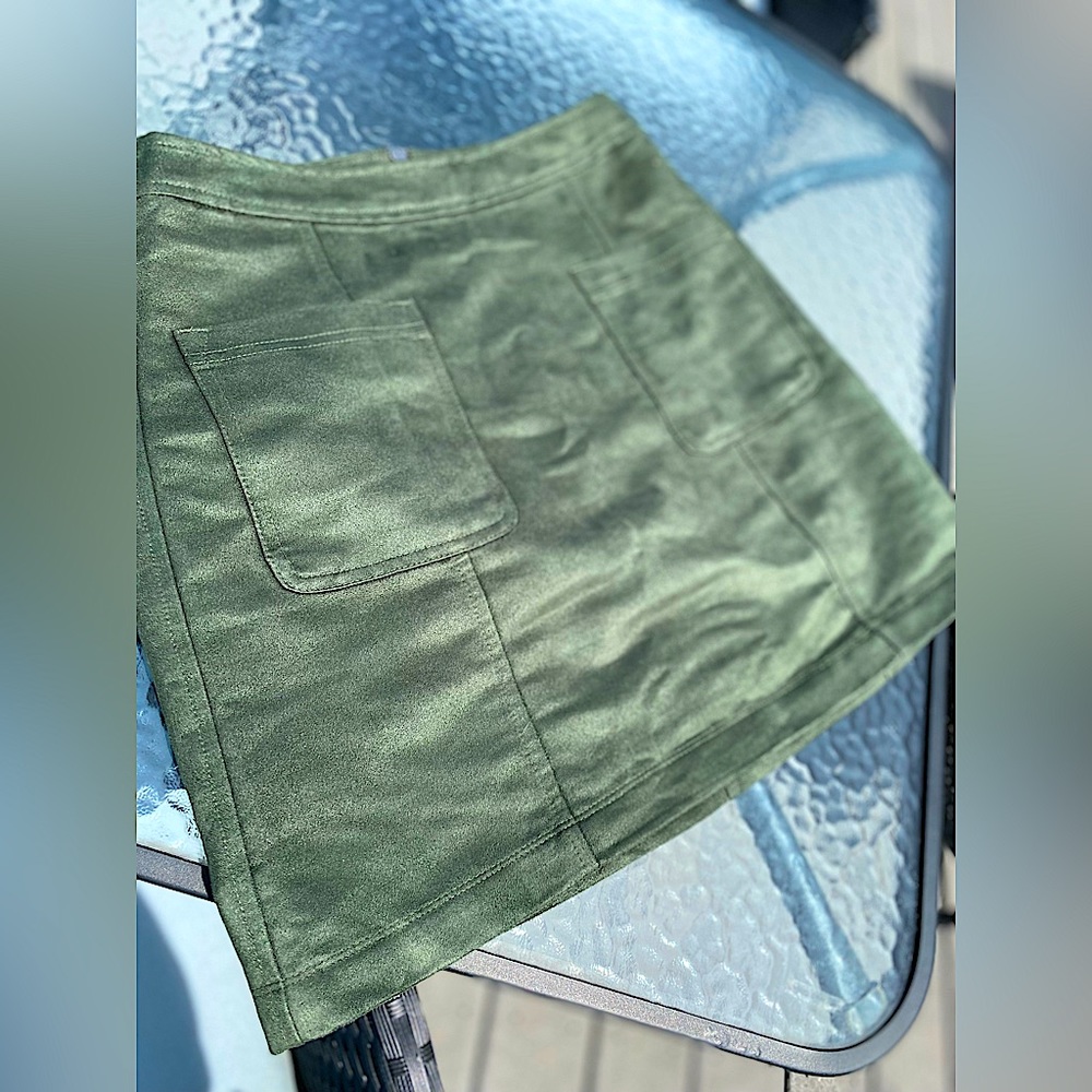 Suede Old Navy Mini Skirt